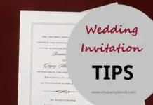 Wedding Invitation Tips