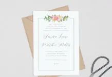 Assembling Wedding Invitations