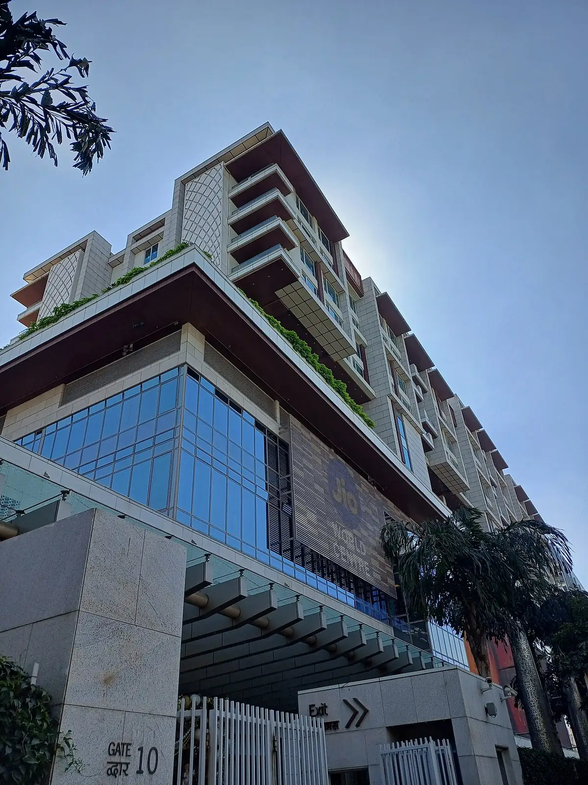 The Jio World Centre in Mumbai, where the wedding took place.