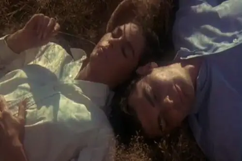 Ali MacGraw and Richard Benjamin in the trailer for Goodbye, Columbus (1969).