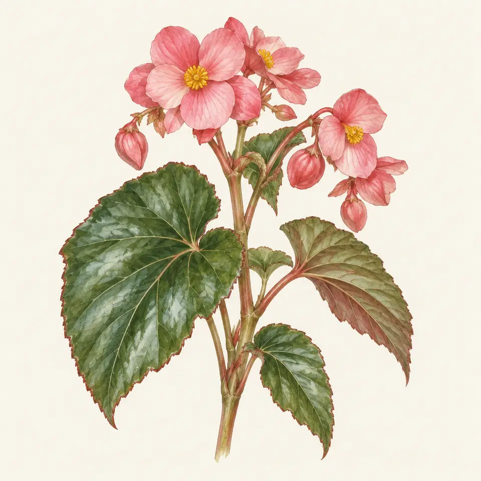 Begonia (illustration)