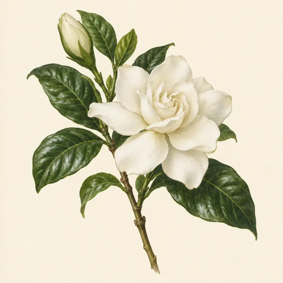Gardenia (illustration)