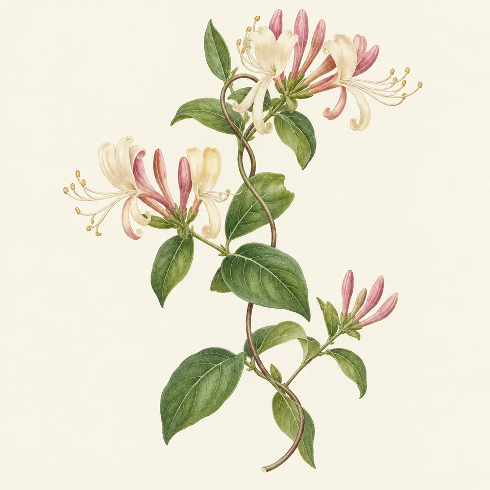 Honeysuckle (illustration)