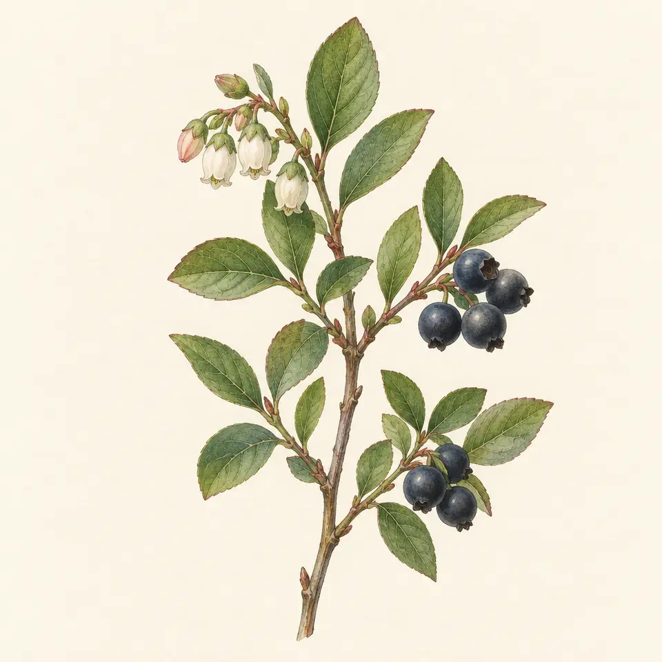 Huckleberry (illustration)