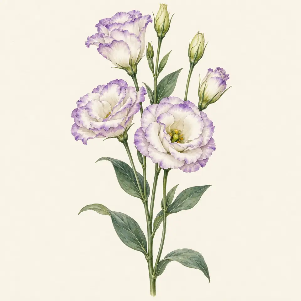 Lisianthus (illustration)