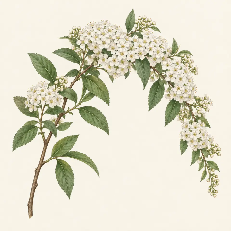 Spirea (illustration)