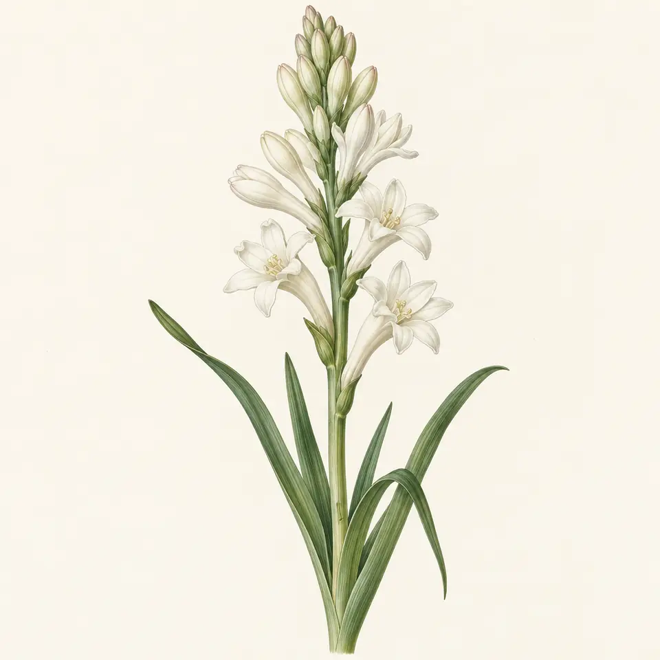 Tuberose (illustration)