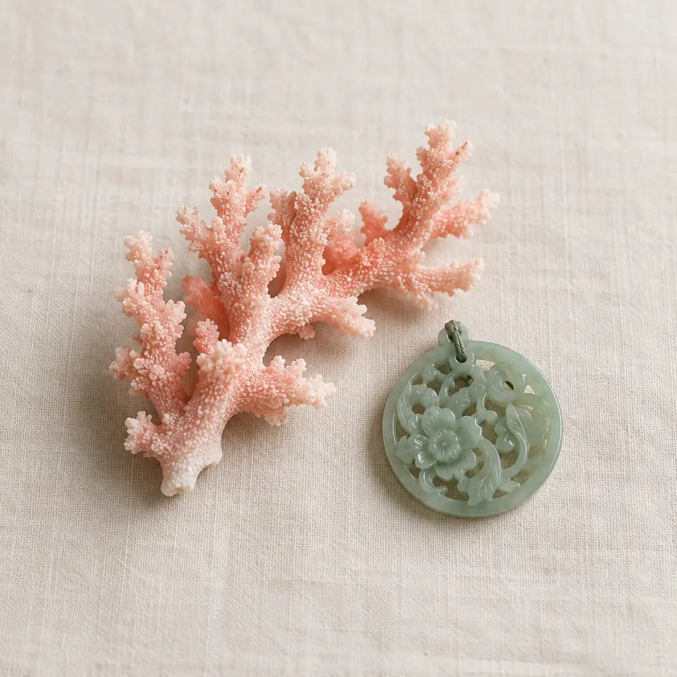 35th anniversary: Coral (or jade) (illustration)