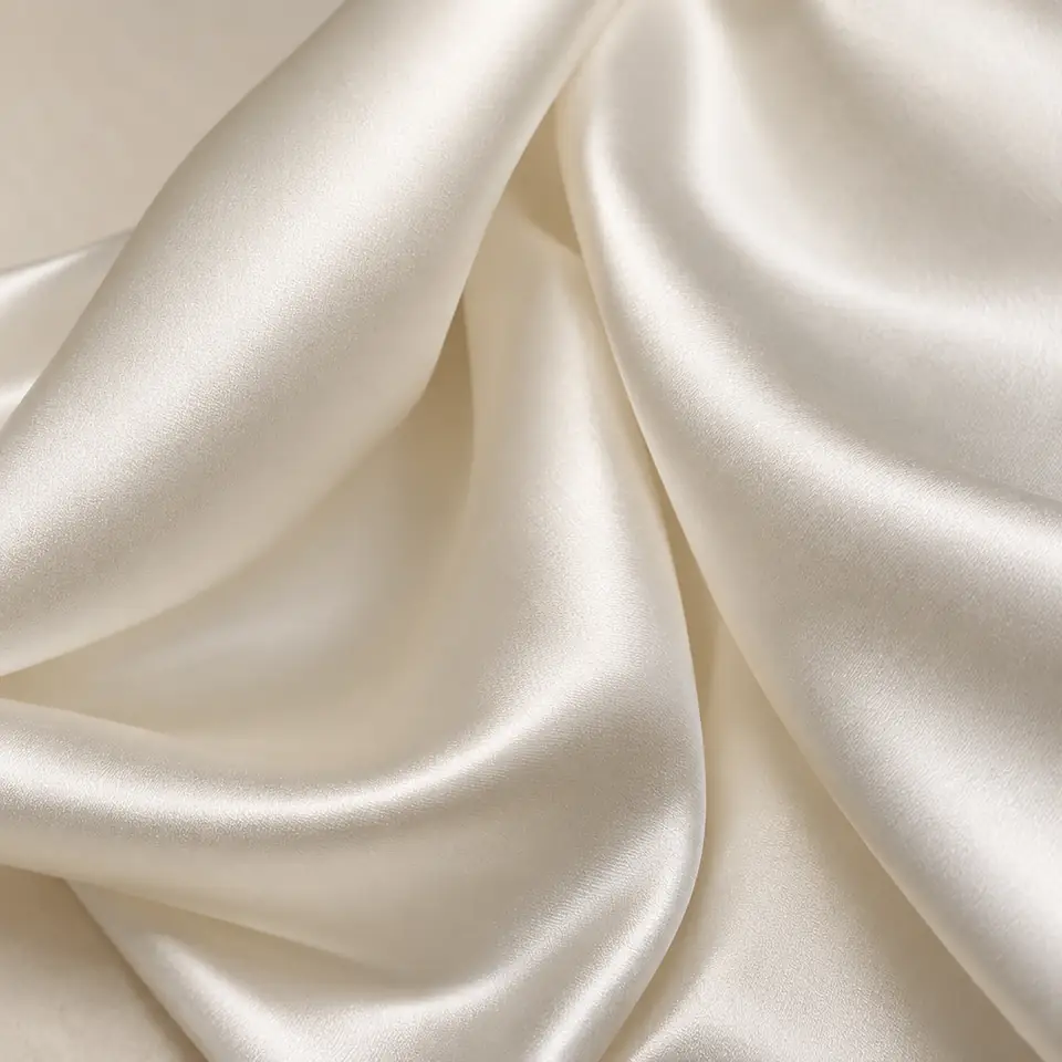 Satin: bridal fabric (illustration)