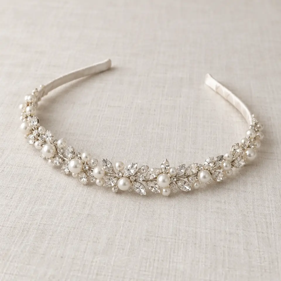 Headband: bridal headpiece (illustration)
