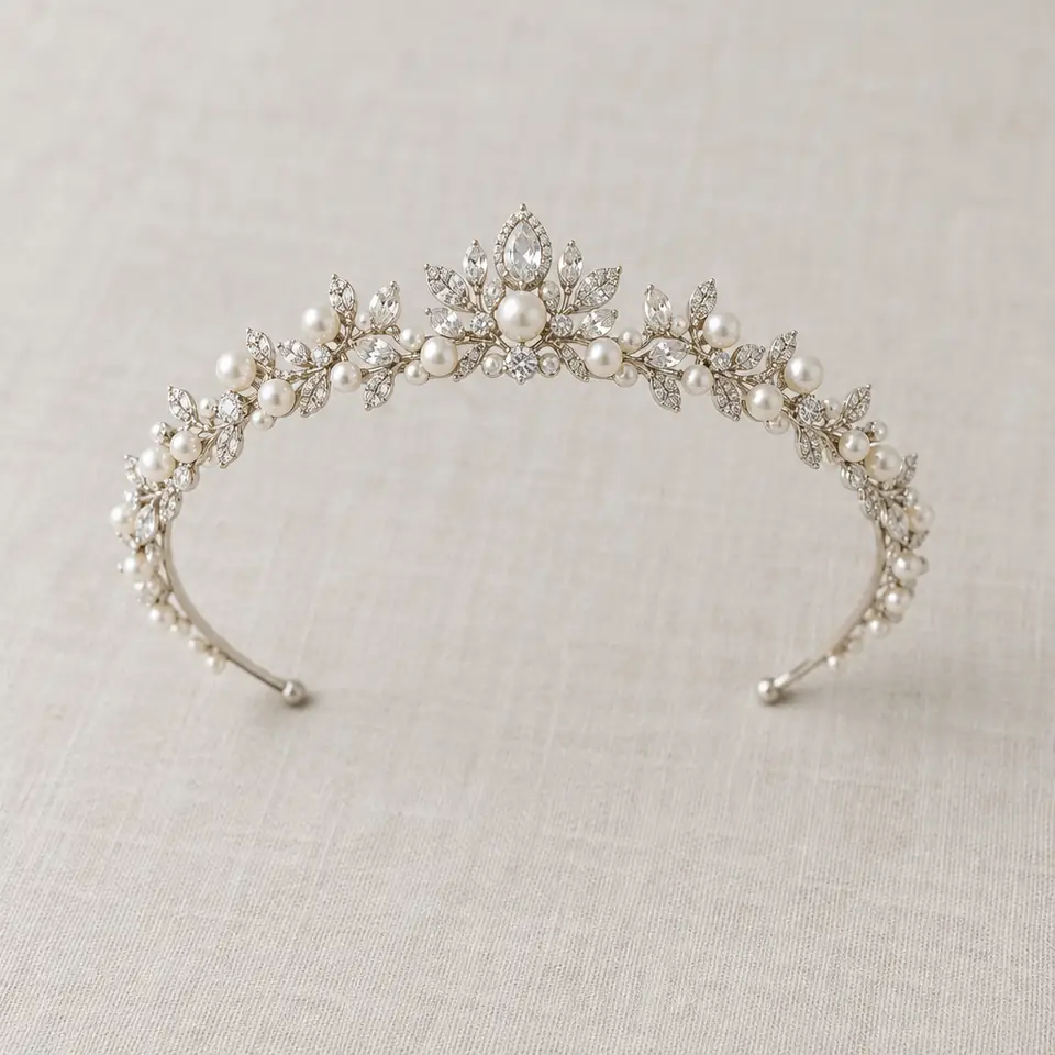 Tiara: bridal headpiece (illustration)