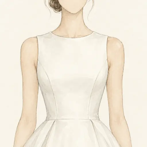 Jewel: neckline (illustration)
