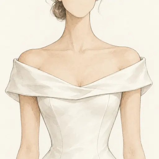 Portrait: neckline (illustration)