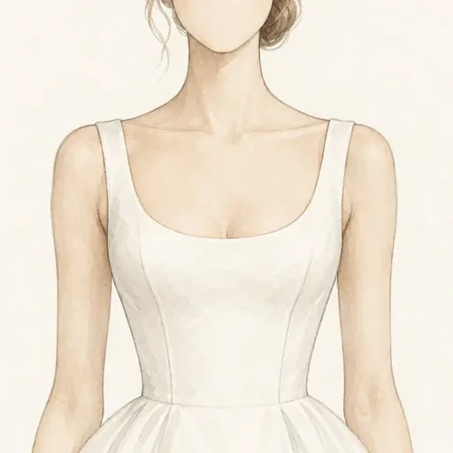 Scoop: neckline (illustration)