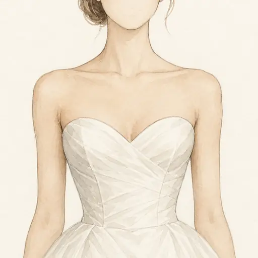 Sweetheart: neckline (illustration)
