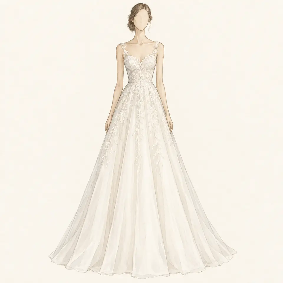 A-line: silhouette (illustration)