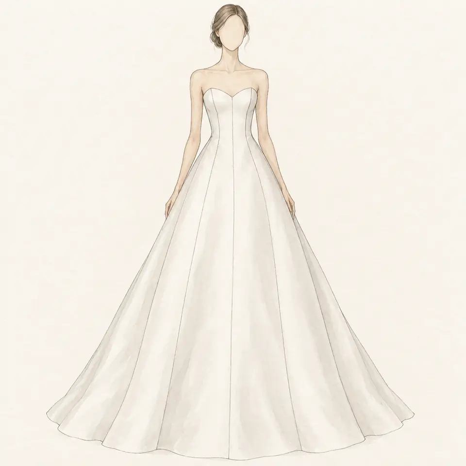 Princess: silhouette (illustration)