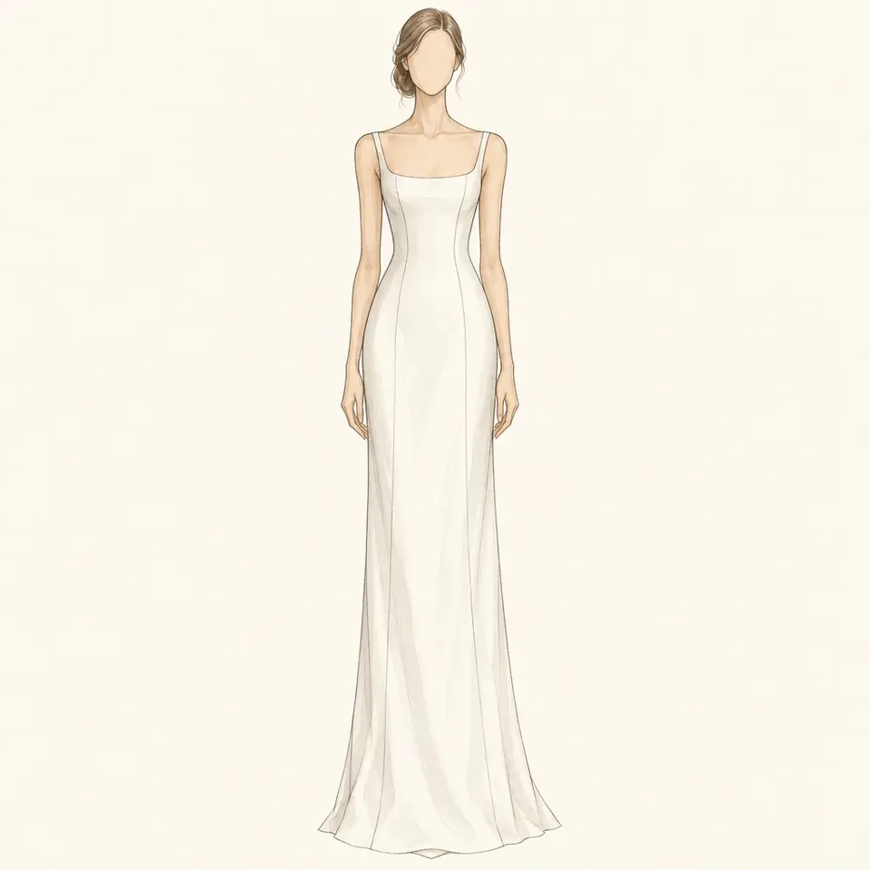 No waistline: waistline (illustration)